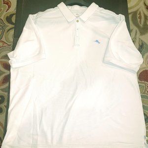 White Tommy Bahama Emfielder Polo